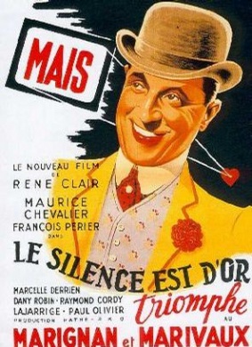 沉默是金Silence est d'or, Le 电影封面