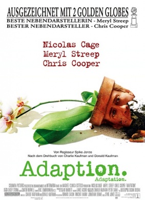 改编剧本Adaptation. 电影封面